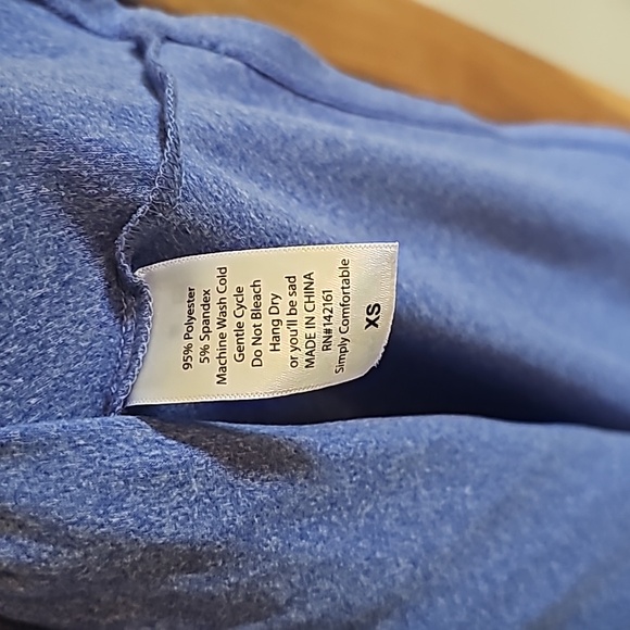 LULAROE WOMEN'S CARLY SWING DRESS W/ PATCH POCKET XS SKY BLUE - Picture 4 of 4